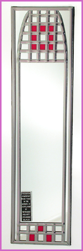 Mackintosh Mirror Chair back Cerise